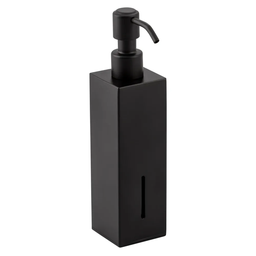Дозатор для рідкого мила Qtap Liberty QTLIBBLM11522 Black Київ - фото 5