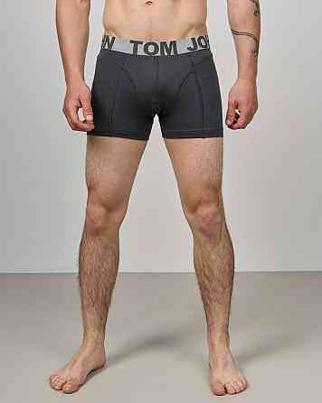 Трусы-шорты мужские однотонные - Tom John 2020-5 XL, Серый Киев
