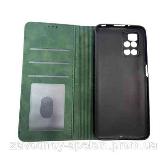 Чохол книжка Xiaomi Redmi 10 Захист камери (зелений) Одеса