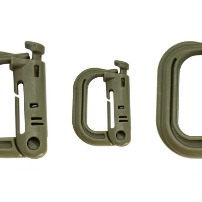 Карабін туристичний Tramp Набір 3 шт Grimlock Green (UTRA-303-green) Вінниця