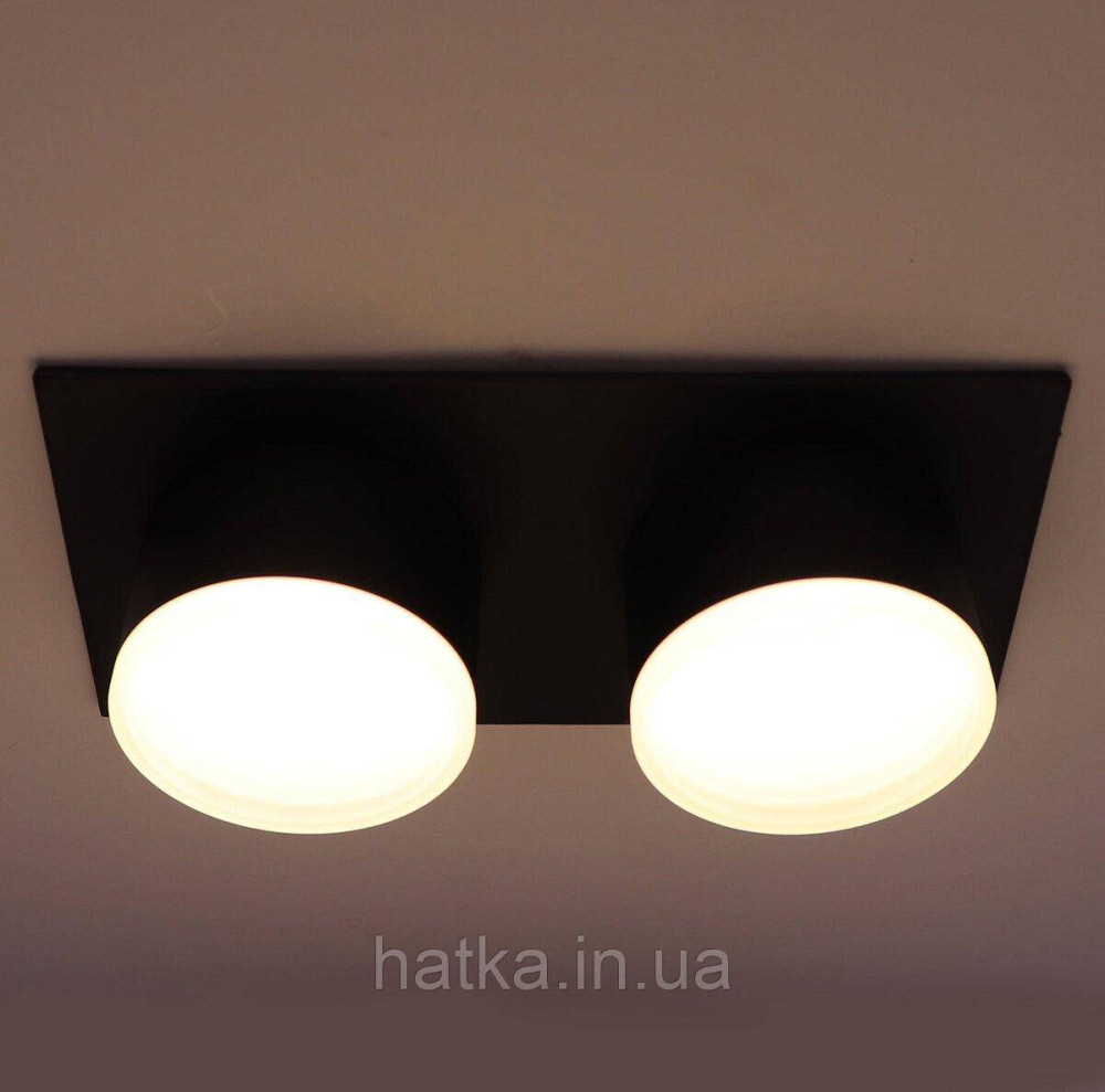 Светильник точечный Sirius PRD S 3626S-2 BK на 2 лампочки Киев - изображение 1