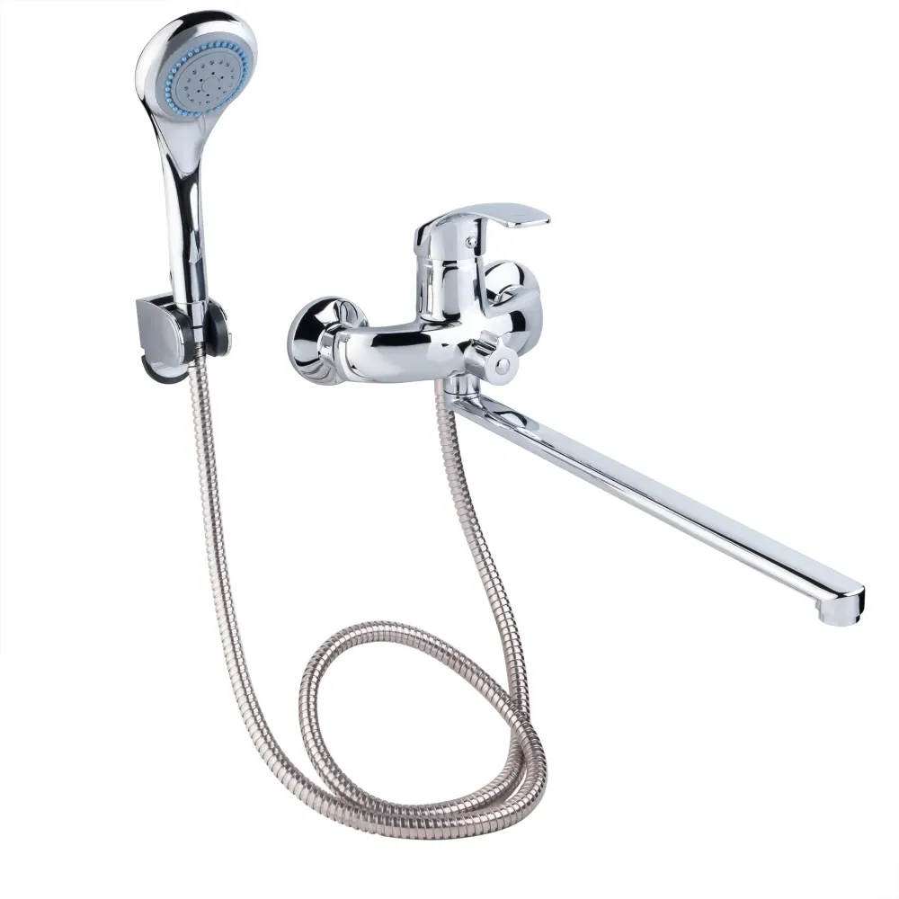 Змішувач для ванни Lidz Mars 005 з поворотним виливом (з душовим гарнітуром) (k40) LDMAR005CRM34853 Chrome Київ - фото 7