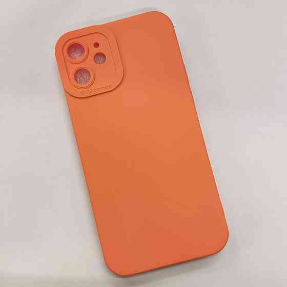 Чехол Silicone Case FULL CAMERA Iphone 12mini Orange Київ