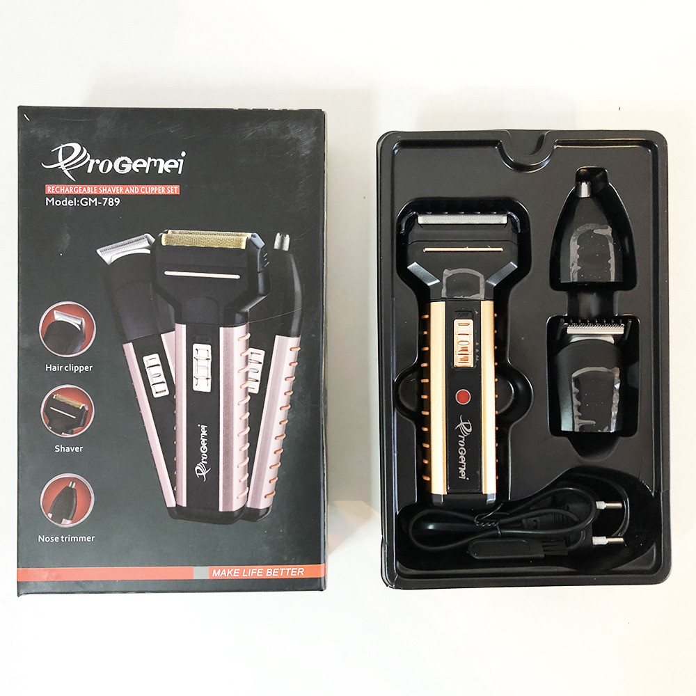 Мужская бритва на батарейках Gemei, Электрическое беспроводное бритье, Бритвы аккумуляторные LZ-91 Львов - изображение 1