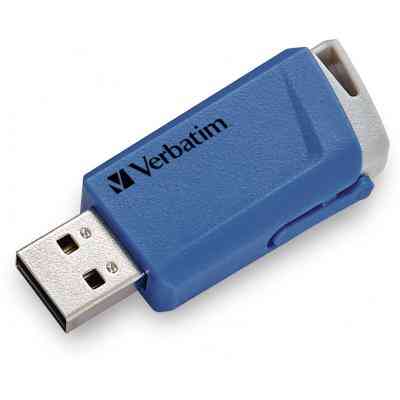 USB флеш накопичувач Verbatim 2x32GB Store 'n' Click Red/Blue USB 3.2 (49308) Вінниця