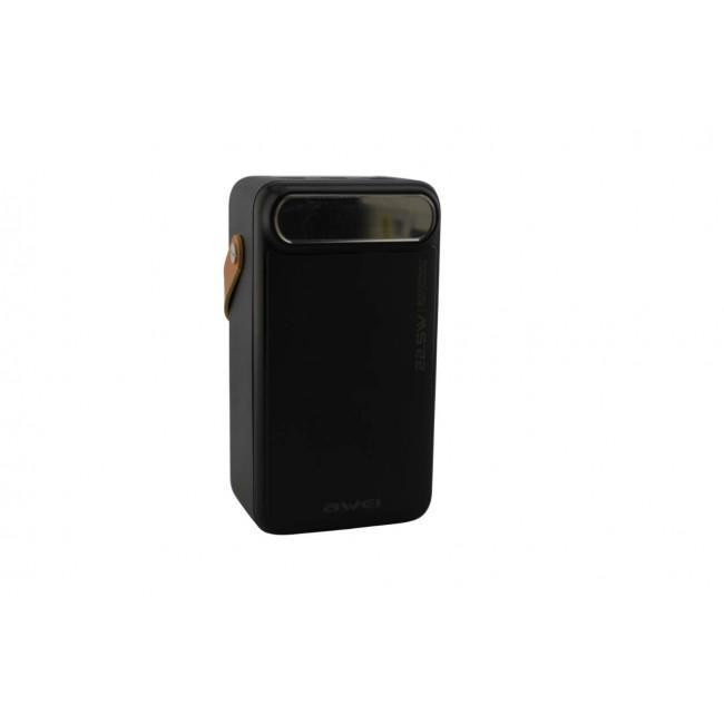 Потужний Power Bank Awei P101K 60000 mAh для зовнішнього живлення портативних пристроїв і смартфонів Одеса - фото 4