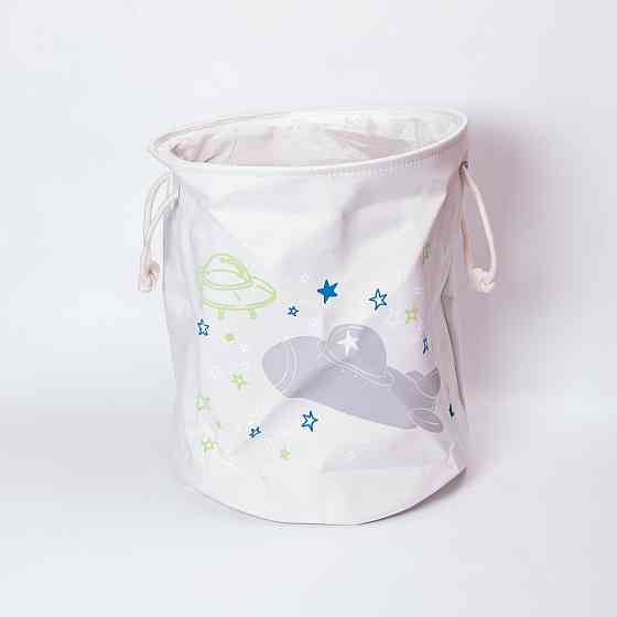 Кошик для іграшок тканинний 40×40×47 см Білий HP-41-15W Київ