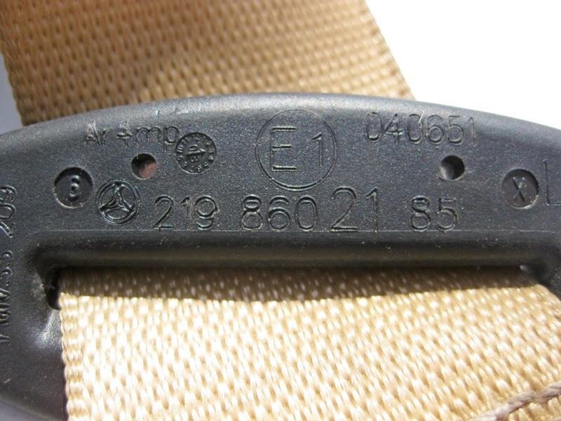 Mercedes-Benz  A2198602185 8K64 Ремінь безпеки задній лівий бежевий CLS C219 Одеса - фото 3