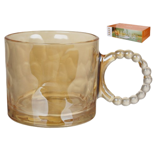 Чашка Bauble 350мл скло амбер БОНА ДИ Житомир - изображение 1