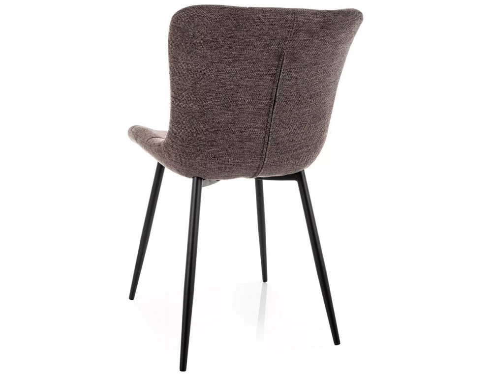 Стілець JULIA BREGO чорний каркас/капучино 40 Днепр - изображение 3