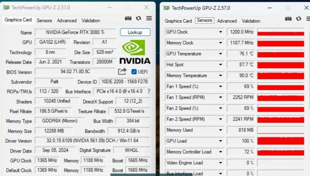 Видеокарта RTX 3080ti Palit GameRock 12Gb. Харьков - изображение 5