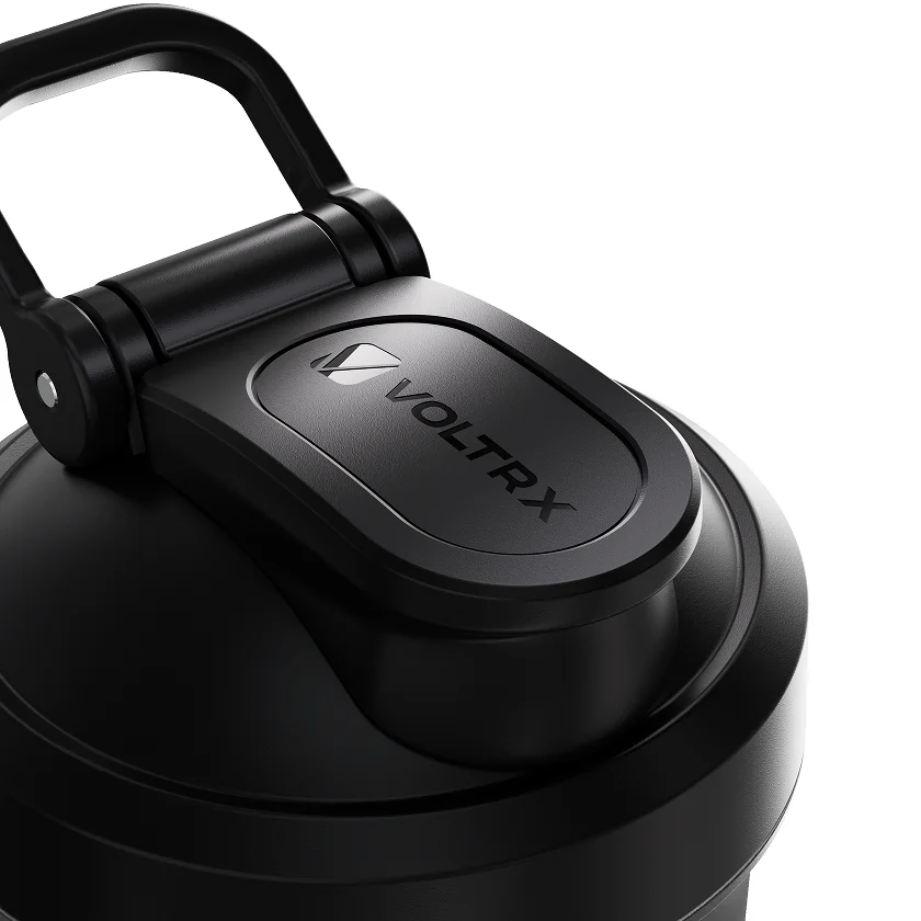 Шейкер спортивний електричний VOLTRX Merger 700 мл. Black Каменское - изображение 4