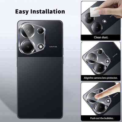 Стекло защитное Dengos POCO M6 Pro 4G + camera module glass (DG-TGSCP-06) Винница