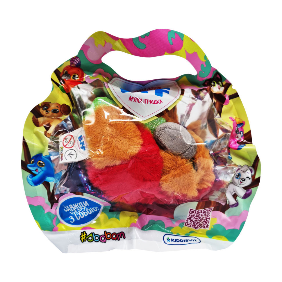 М'яка колекційна іграшка #sbabam 137/CN21-1 Мої модні друзі Папуга Коко Вінниця - фото 1