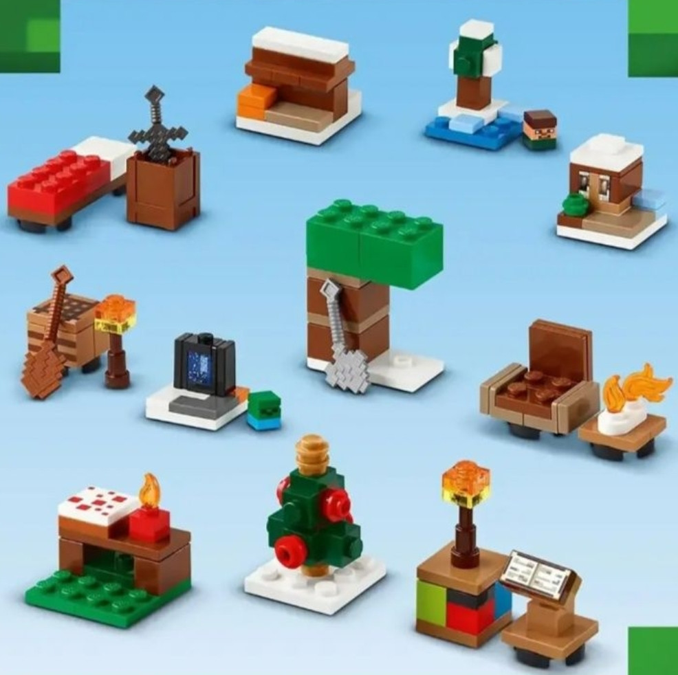Конструктор Lego Minecraft Лего Майнкрафт Адвент календар дитячий Київ - фото 5