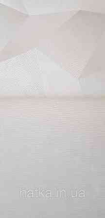 Шпалери метрові вінілові на флізеліні Sintra Vila однотонні тонка смужка під тканину світло пісочні 534717 Київ