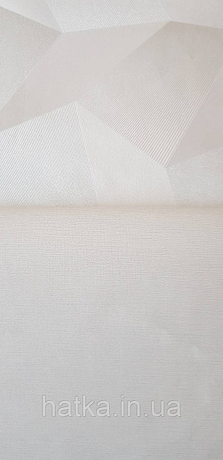 Обои метровые виниловые на флизелине Sintra Vila однотонные тонкая полоска под ткань светло песочные 534717 Киев - изображение 1