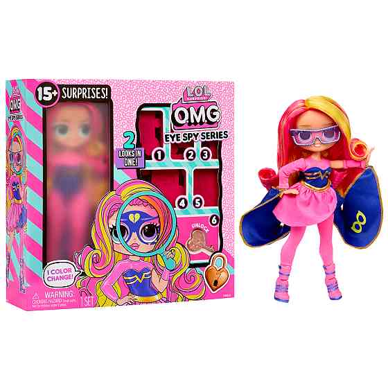 Ігровий набір з лялькою L.O.L. Surprise! серії O.M.G. Eye Spy – Супергеройка Дніпро