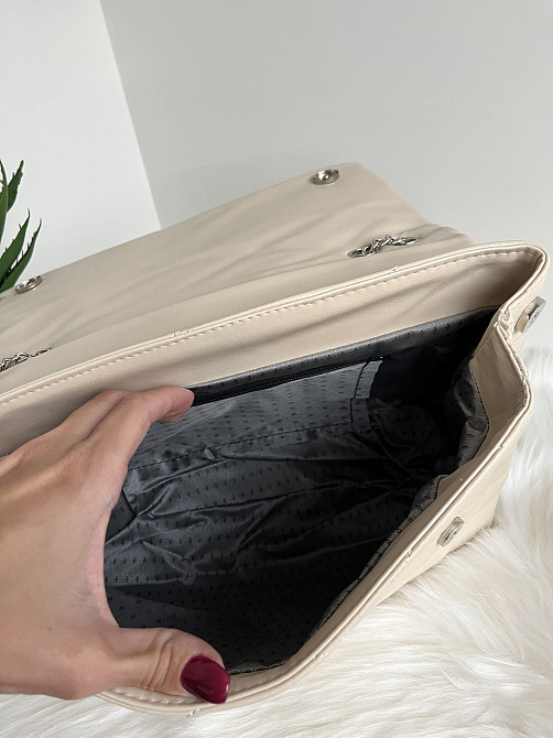 Женская сумка конверт клатч молодежная ручки трансформеры Турция женские сумочки и клатчи сумочка Крохатушка Бежевый Киев - изображение 6