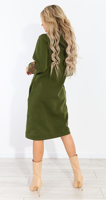 Тепле плаття з вишивкою (50-52) Київ - фото 3