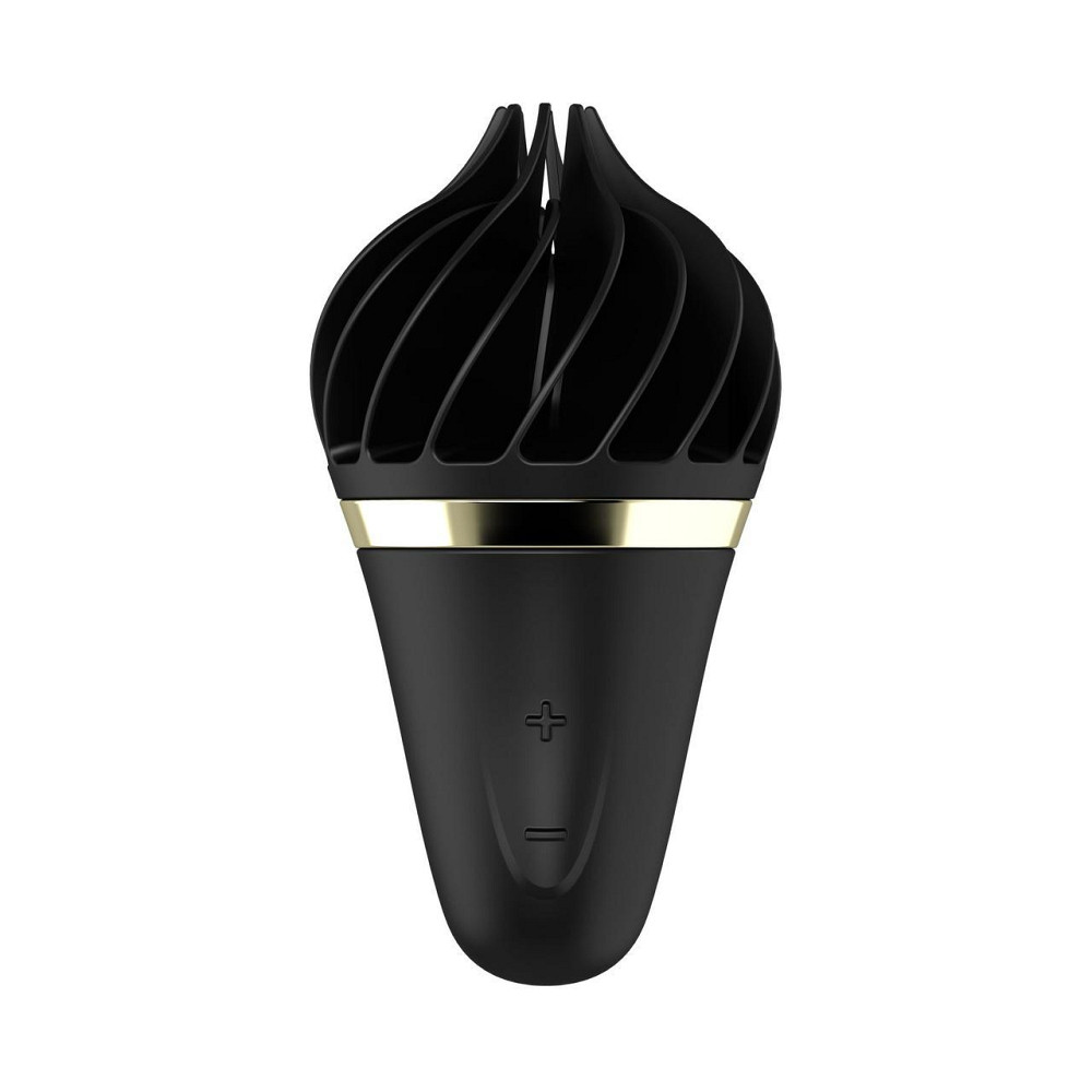Морозиво-спінатор Satisfyer Lay-On - Sweet Treat Black/Gold, 10 режимів роботи, водонепроникний Sex Aura Київ - фото 1