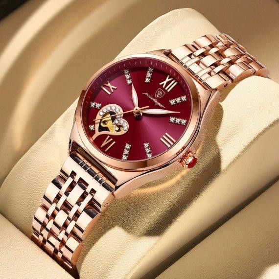 Жіночий наручний годинник Poedagar Present (Золотистий) Вінниця - фото 3