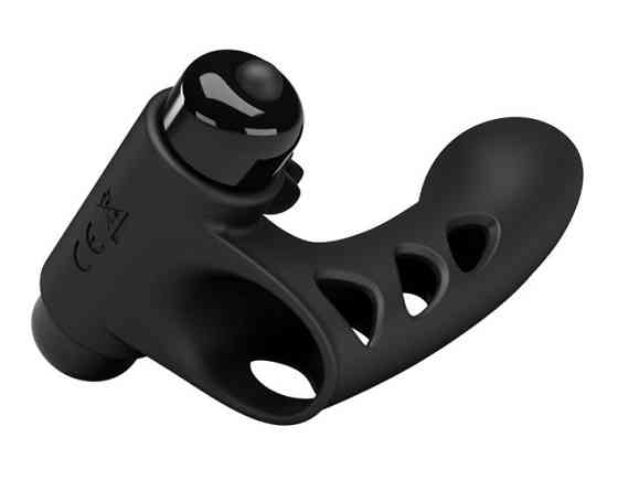 Клиторальный стимулятор на палец Pretty Love - Orlando Finger Black, BI-014836 Sex Aura Киев