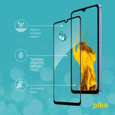 Стекло защитное Piko Full Glue Xiaomi Redmi A3 Black (1283126591228) Винница