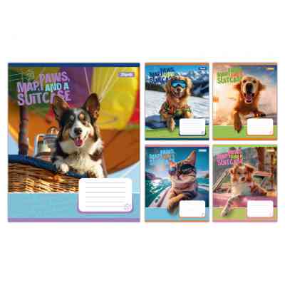 Тетрадь 1 вересня Travelers А5 36 листов линия (768145) Винница