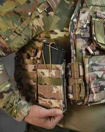 Плитоноска Мультикам  с быстрым сбросом. MOLLE 11 подсумков  ВТ76599 Одесса