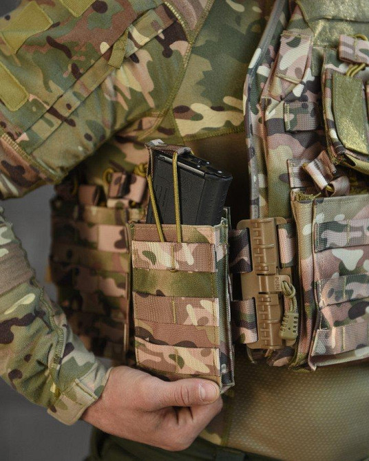 Плитоноска Мультикам зі швидким скиданням. MOLLE 11 підсумків ВТ76599 Одеса - фото 6