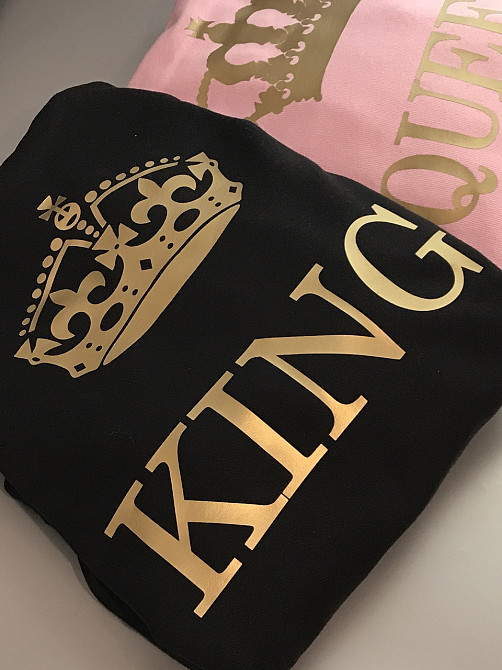 Парные толстовки с капюшоном для парня и девушки! King \ Queen Черновцы - изображение 6