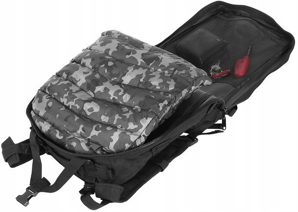 Тактический Рюкзак 38 литров многофункциональный 5 отделений Trizand (8919) Black Нововолынск - изображение 3