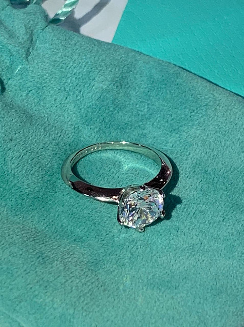 Кольцо Тиффани Tiffany, серебро 925 пробы / упаковано в мешочек Тиффани Одесса - изображение 4