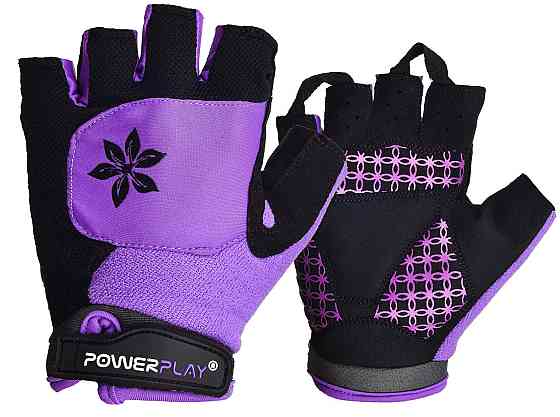 Велорукавички жіночі PowerPlay 5284 Фіолетові XS Киев