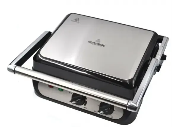 Прижимной контактный электрический гриль Crownberg CB 1042 Коломыя - изображение 1