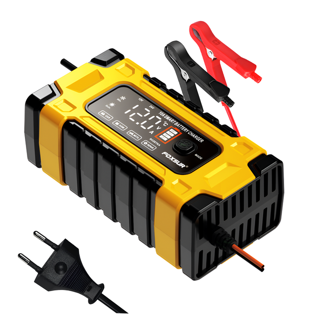 Автоматическое зарядное устройство Foxsur 12-24V 10А для авто аккумулятора Винница - изображение 2