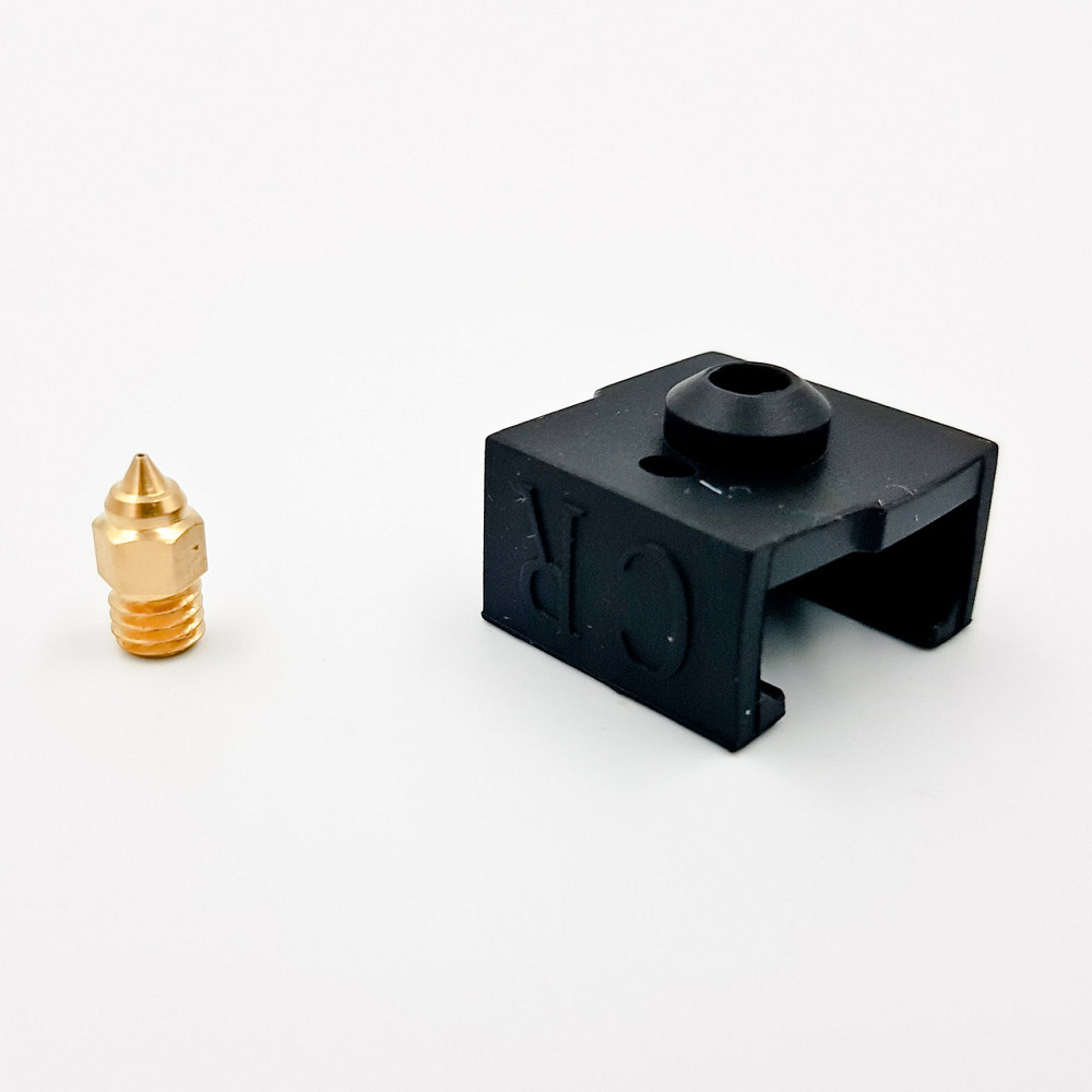 Латунне сопло creality 0.4 мм + силіконовий чохол для 3д принтера Ender-3 v2 NEO / Ender-3 Max Neo Київ - фото 9