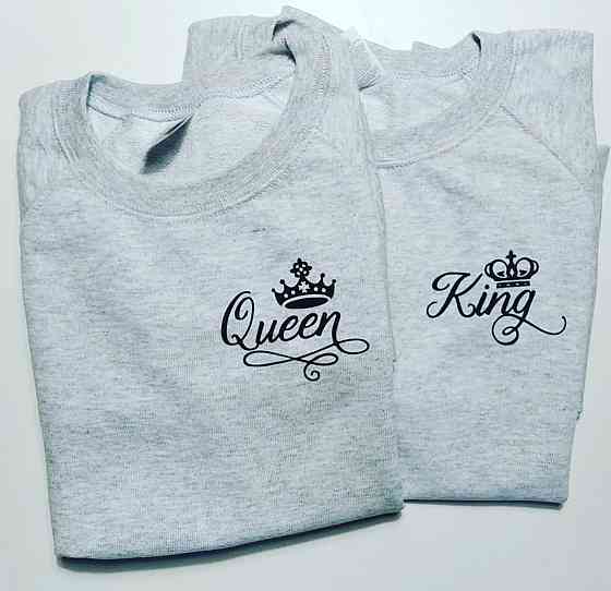 Парні толстовки для хлопця та дівчини KING/QUEEN Чернівці