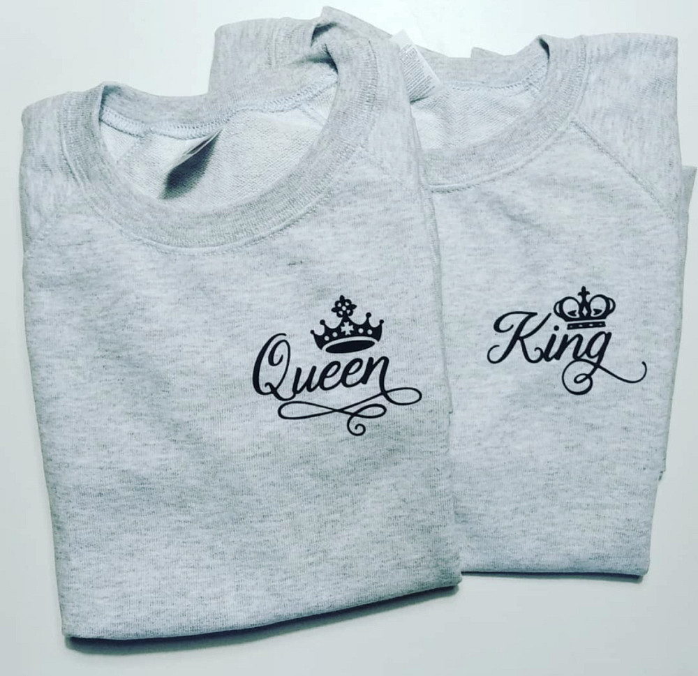 Парні толстовки для хлопця та дівчини KING/QUEEN Чернівці - фото 1
