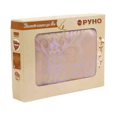 Постельное белье Руно АЖ Бежевый сатин набивной полуторный (1.137АЖ_БежевийА) Винница