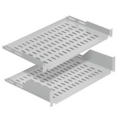 Полка 19" 1U глуб. 250мм, консольная, RAL 9005 Mirsan (MR.RAK1U25.01) Винница - изображение 1