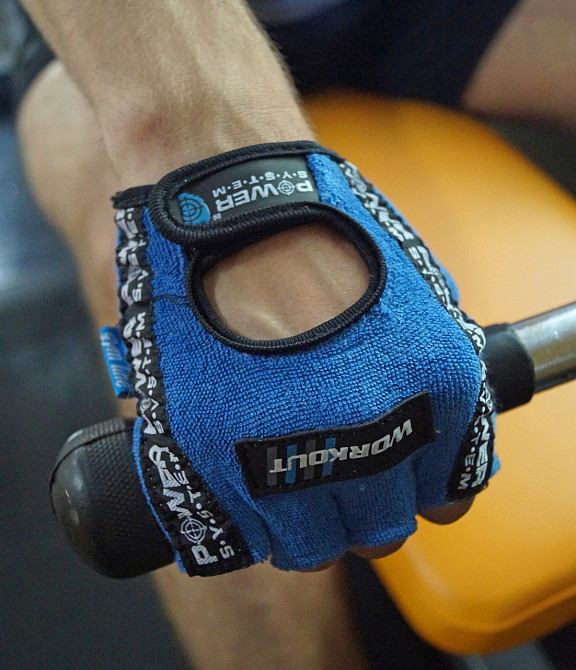Рукавички для фітнесу Power System PS-2200 Workout Blue M Луцьк - фото 7