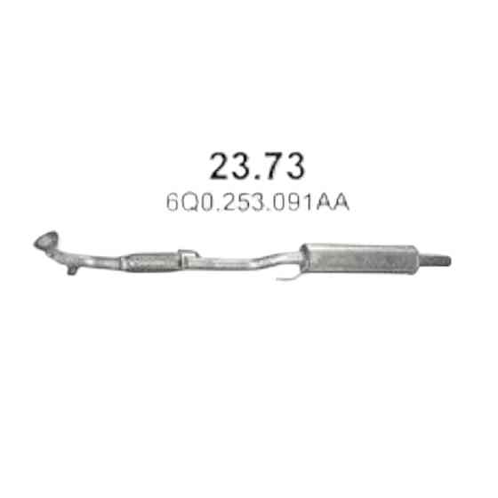 Труба Фольцваген Поло, Seat Ibiza 1.2 (штаны) приемная Мукачево