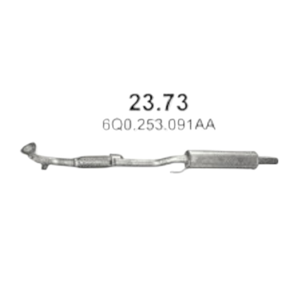 Труба Фольцваген Поло, Seat Ibiza 1.2 (штани) приймальна Мукачево - фото 1