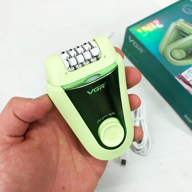 Эпилятор VGR 2 в 1 V-758. DO-966 Цвет: зеленый Киев - изображение 4