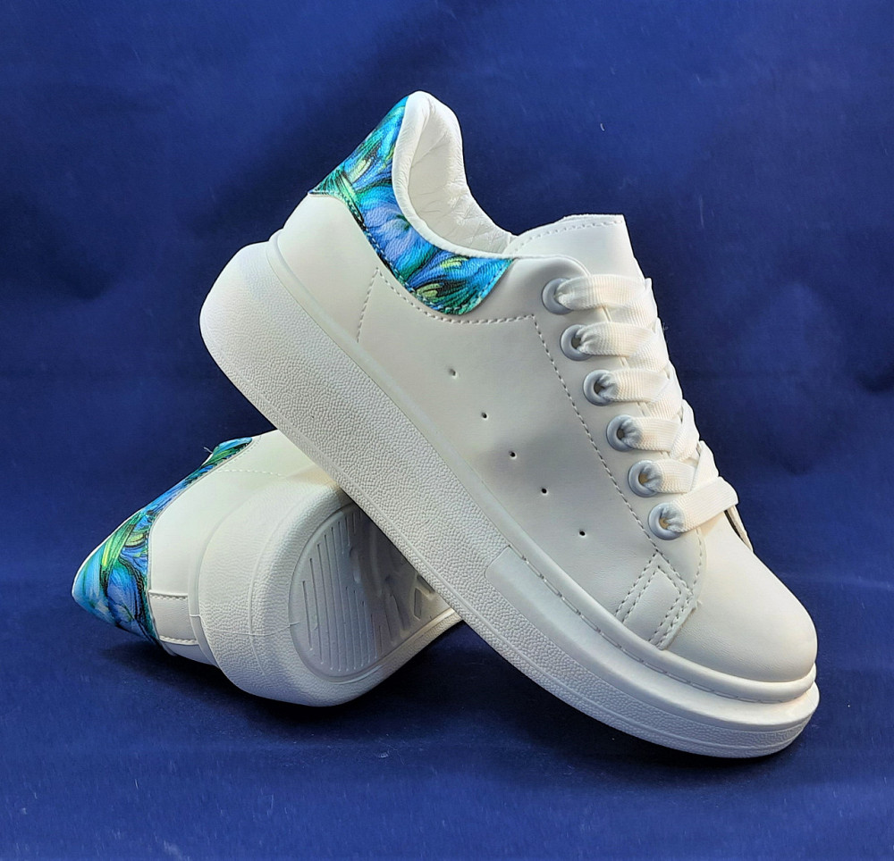 . Жіночі Кросівки Білі A!exander Mc@ueen Сліпони Маквін Мокасини (розміри: 38,39) — 11-4 Дніпро - фото 4