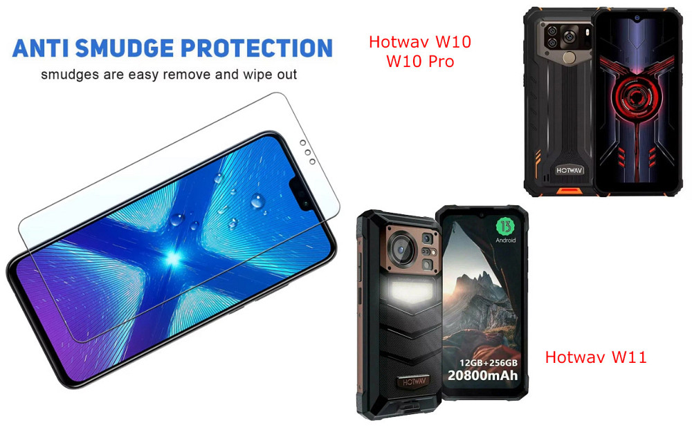 Защитное стекло NeoGlass для Hotwav W10, W10 Pro, W11 – ультрапрозрачное и устойчивое Киев - изображение 3