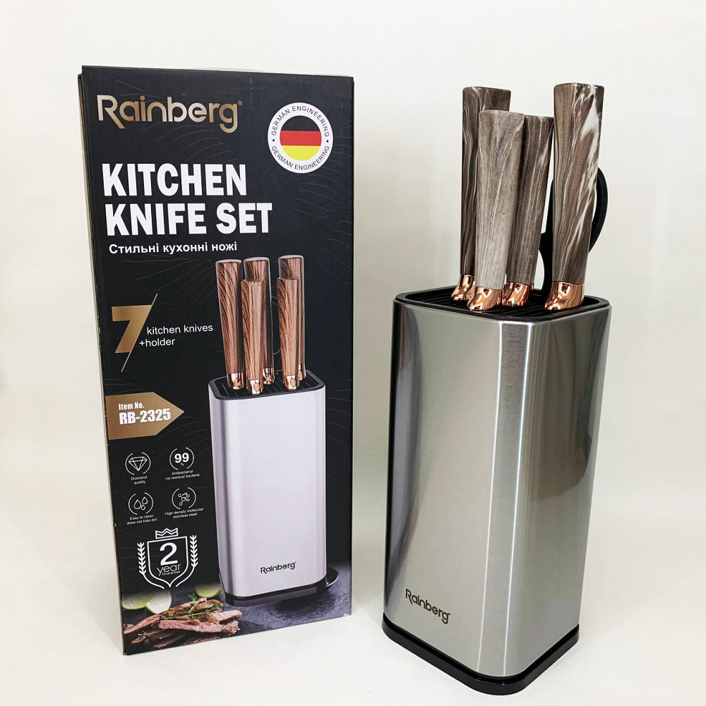 Набір ножів кухонні ножі кухарські набір, Нержавіючий кухонний ніж, Красиві кухонні ножі CN-22 Івано-Франківськ - фото 5