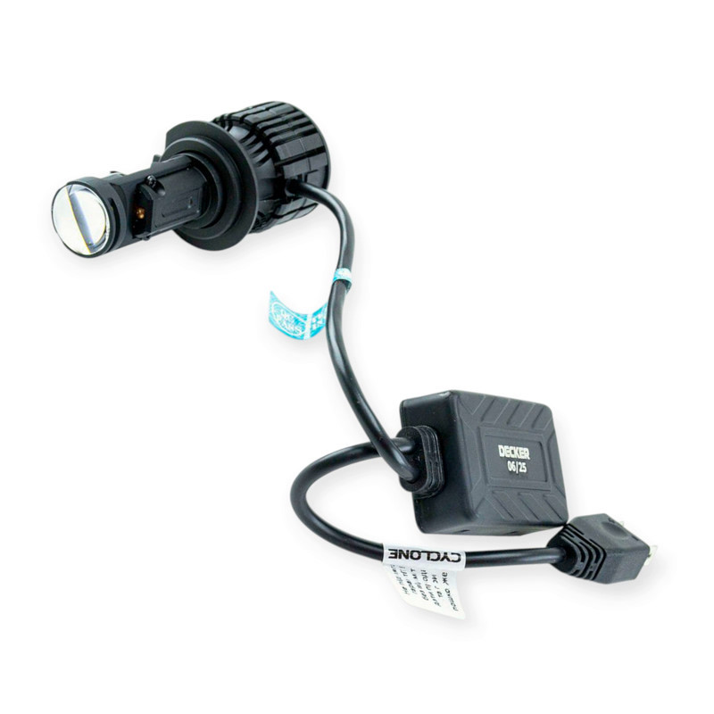 Автолампа H7 12V GL-01 55W 6000K 8000L радиатор и вентилятор линза DECKER LED Мукачево - изображение 1